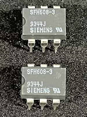 Sfh608-3 Optocoupler 5.3kv Phototransistor W/base 6 Pin Dip Siemens (lot Of 2) • $5.99