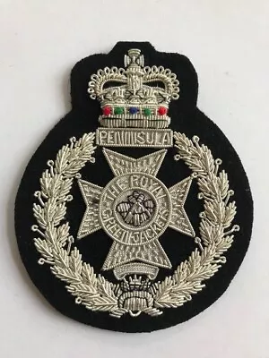 Royal Green Jackets Military Blazer Badge Wire Bullion Badge • £11.50