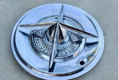 RARE Vintage 4 Bar Viking Hubcap 14  Top Spinner Hot Rod Rat Rod CUSTOM LOWRIDER • $629.99