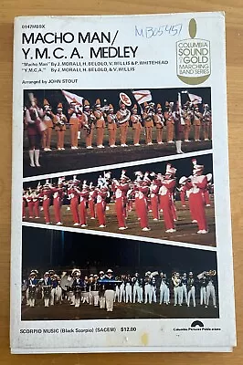 MARCHING BAND MUSIC - The Village People - YMCA / Macho Man / Y.M.C.A. Medley • $24.95