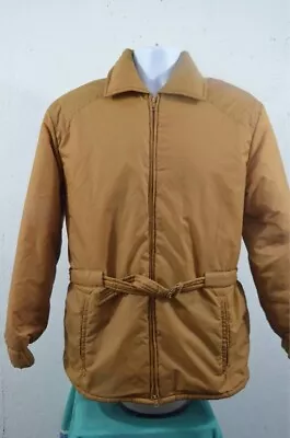 Vtg 60s 70s Belted Retro Puffer Ski Jacket Fredrick & Nelson Winter Coat Medium • $29.99
