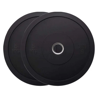 $73.16 • Buy 5 , 10, 15, 20, 25kg Black Rubber Bumper Plates