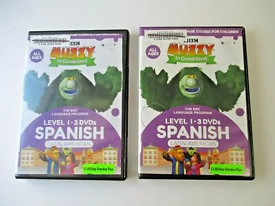 Muzzy In Gondoland Spanish Level 1 - 3 DVD Set | BBC Language Program Learn Kids • $22.99