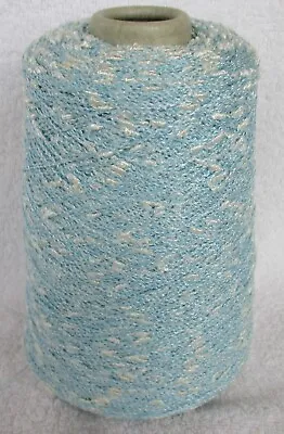 Yeoman Yarns Grigna 4ply 65% Viscose 25%acrylic.  Pale Blue Wt Of Yarn 390g • £5