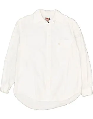 MURPHY & NYE Mens Shirt Medium White Classic QV01 • $11.72