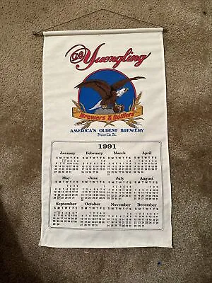 Yuengling Beer Cloth 1991 Calendar American Oldest Brewery Pottsville Pa • $98