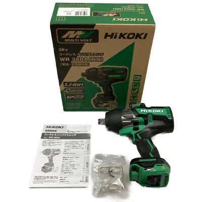 £300.28 • Buy HIKOKI Hitachi Multi-bolt Cordless Impact Wrench WR36DA (NN) Body Only 36V New 