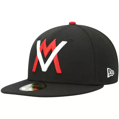 Vancouver Mounties ( Canadians ) Black Theme Night New Era 59FIFTY Fitted Hat • $43.45