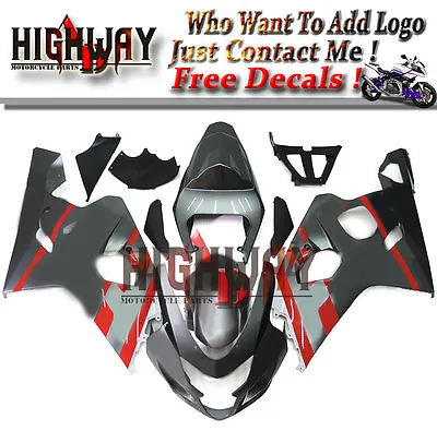 ABS Motor Fairings Bodywork Panel Kit For Suzuki GSXR600 GSXR750 04-05 Sportbike • $483.28