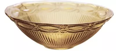 Circleware - Estate Vintage Amber Salad Bowl 30cm • $12