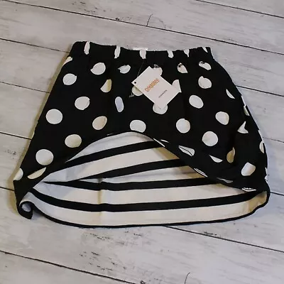 Gymboree Girl's Reversible Skirt Size 5 5T Purrfectly Fabulous Black White • $16.99