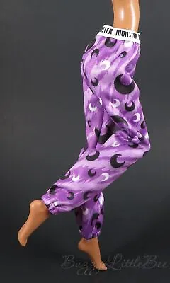 Monster High Doll G3 Clawdeen Wolf Creepover Party Pajama Comfy Pants • $9.74