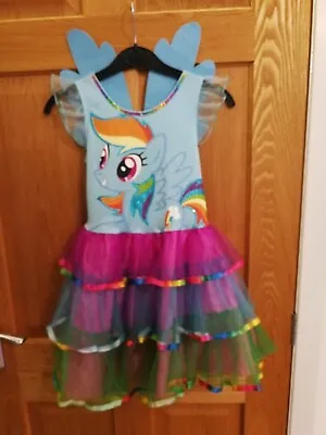 Girls Fabulous Dress Up ‘My Little Pony’ Age 5-6  Rainbow Dash Pony By Rubies • £7.99