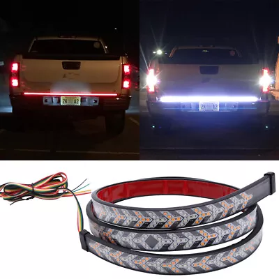 For Chevy Silverado 1500 2500 3500 60  LED Strip Tailgate Turn Signal Light Bar • $36.11