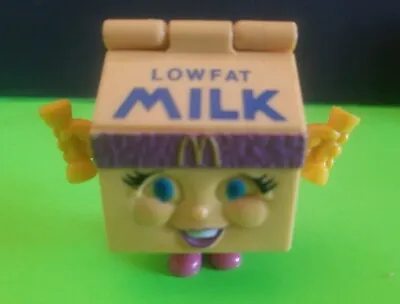 Mcdonald's 1993 Lowfat Milk Container Toy Figure Happy Meal Excellent Condition  • $2.99