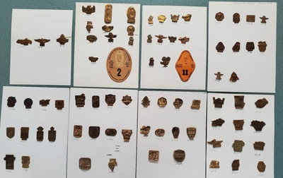 $6399 • Buy 75 Authentic 1947-2021 Consecutive Indy 500 Bronze Pit Pass Badge Collection!