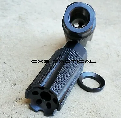 .308 7.62x51 Linear Muzzle Brake Compensator 5/8-24 TPI Sound Forwarder Comp • $34.99