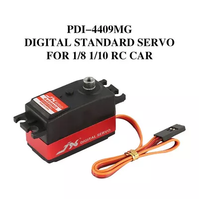 JX PDI-4409MG 4.8-6.0V 9KG Metal Gear Digital Servo With Arm For 1/8 1/10 RC Car • $26.48