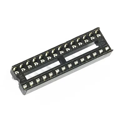 10PCS 28 Pin 28-Pin DIL DIP IC Socket PCB Mount Connector NEW • £1.19