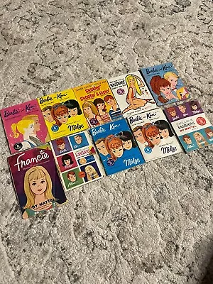 Vintage 1960s Barbie Ken Skipper Skooter Midge Francie Fashion Booklets • $20