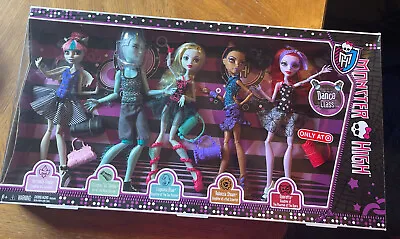 Monster High Dance Class 5 Pack Rochelle Gil Lagoona Robecca Operetta #BBR89 NIB • $199.99