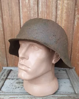 Original German Helmet M42 Damage Relic Of Battlefield WW2 World War 2 Size - 62 • $129