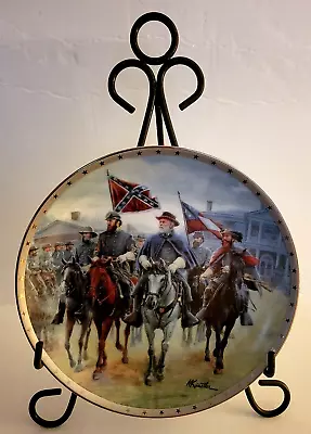 Danbury Mint GENERAL LEE'S REVIEW Mort Kunstler Heroes Of The Confederacy Plate • $14.95