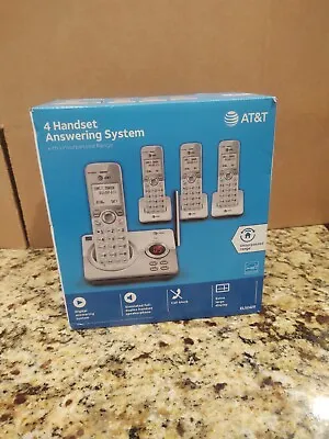 AT&T 4 HANDSET ANSWERING SYSTEM EL52429 Cordless Phone Answering System NEW • $54.99