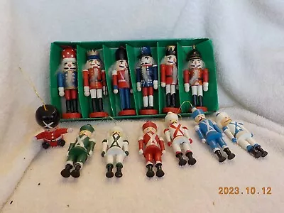 Lot Of 13 Nutcracker Soldier Ornaments 2.5 -4       (D) • $19.50