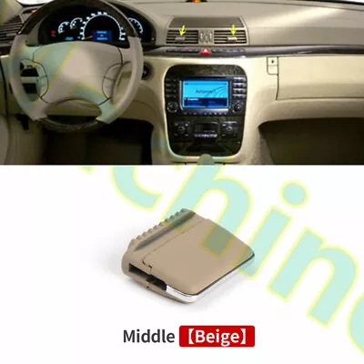 For Mercedes S Class W220 1998-2005 Beige Middle A/C Air Outlet Vent Paddle • $17.59