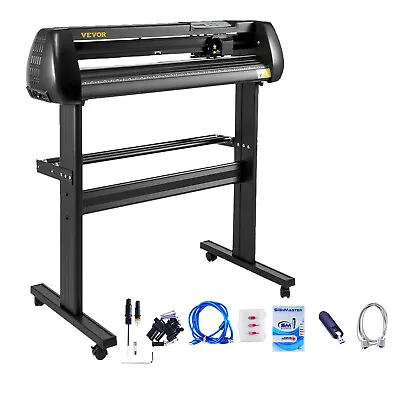 VEVOR 34in Vinyl Cutter Machine Cutting Plotter Graphics Design 10-800mm/s Speed • $259.99