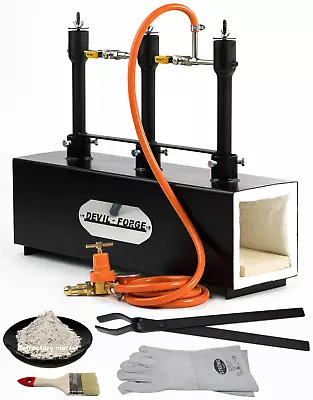 £155.45 • Buy DFPROF3b GAS PROPANE FORGE Furnace Burner Knife Making Blacksmith Farrier UK