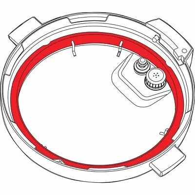 Genuine Instant Pot SEALING RING 2 PACK RED 6 Quart Models • $15.95