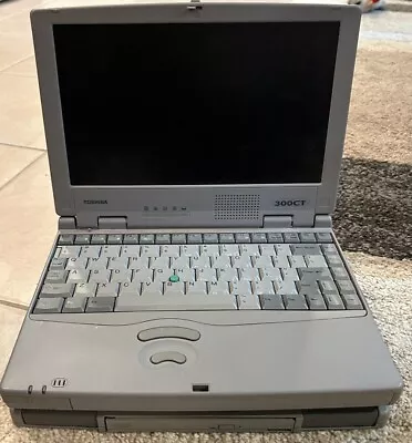 Vintage Toshiba Portege First Mini Laptop And Docking Station No Cords`300CT • $125.99