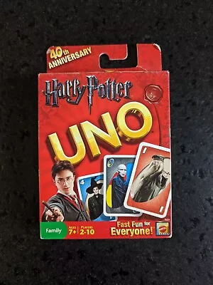 Mattel Harry Potter UNO Card Game NEW Sealed Cards • $9.99