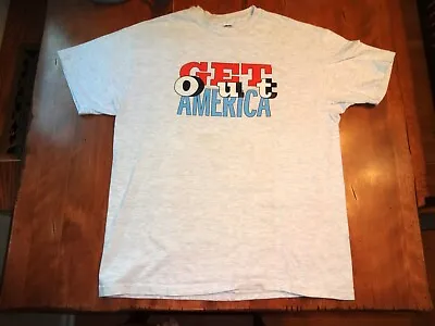 1993 LGBTQ March On Washington Vtg Get Out America Magazine Gay T-shirt L USA  • $50
