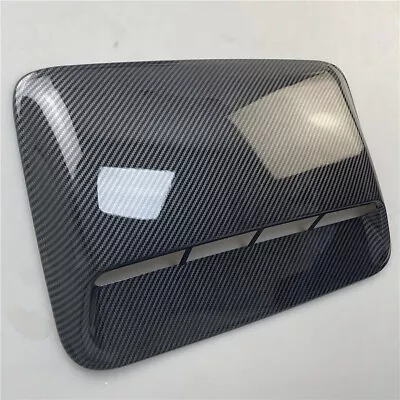 Carbon Fiber Look ABS Car Air Flow Intake Hood Scoop Vent Bonnet Decor Cover • $31.98