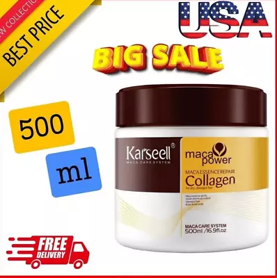 Karseell Hair Repair Mask Argan Oil Conditioning Collagen Keratin Detox Damage • $20.99