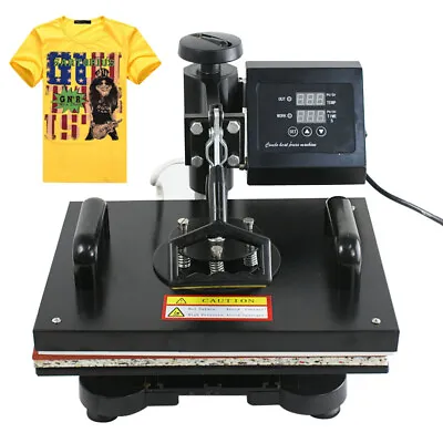 6 In 1 T-Shirt Mug/Plate Sublimation Heat Press Transfer Machine DIY Creation • $238.58