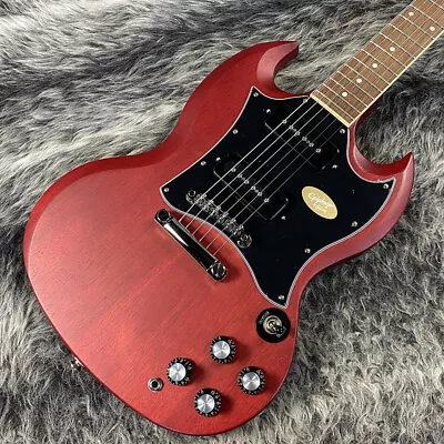 Epiphone  Electric Guitar SG Classic P-90 Worn Cherry From Japan F/S W/Soft Case • $699.59