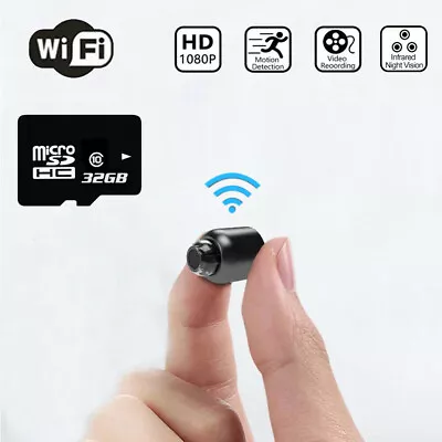 New WiFi Mini Camera HD 1080P Spy Hidden IR Night Vision DVR Nanny Security Cam • $28.99