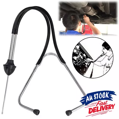 Dual Tube Diagnostic Tool Mechanic's Stethoscope Car Engine Sound Automotive • $13.95