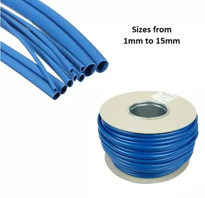 PVC Cable Sleeving Blue All Sizes Electrical Cable Tubing Harness • £1.60