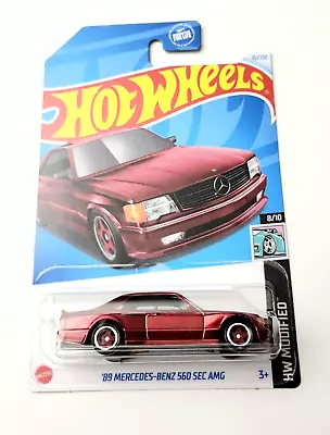 Hot Wheels '89 Mercedes-Benz 560 SEC AMG  #82 - 2024  HW Modified Super Treasure • $85
