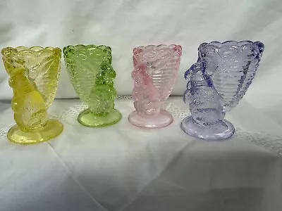 Vtg Egg Cups. Set/ 4. Bunnies.  By William Sonoma? Unmarked. • $21