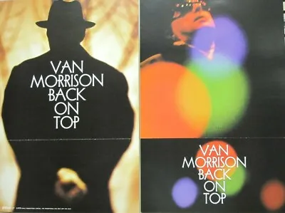 Van Morrison 1999 Back On Top 2 Sided Promotional Poster Excellent New Old Stock • $12.99