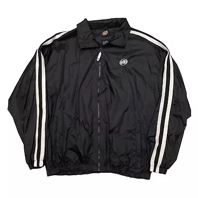 Mountain Dew Zip-up Lightweight Windbreaker Jacket Large Black • $12