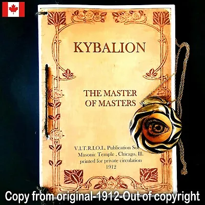 $207.08 • Buy Antique Book Ermetic Magic Grimoire Occult Esoteric Pagan Witchcraft Manuscript