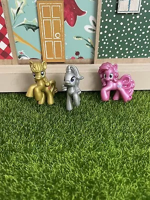 My Little Pony Wave 4 Blind Bag Lot - Metallic Pinkie Pie Rarity Applejack !! • $12.95