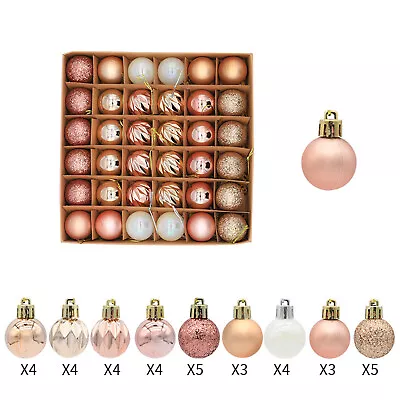 Christmas Tree Xmas Balls Decorations Baubles Party Wedding Ornament 36Pc/Pack • $19.55